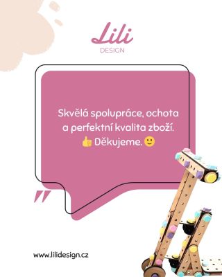 Děkujeme za krásné hodnocení! 💛 Máme radost, že naše stavebnice dělá radost (nejen) dětem. 👉 Vánoce se blíží – objednejte...